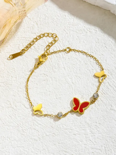 Fly Me diamond Bracelet Red