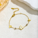 Fly Me diamond Bracelet White