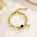 Cuban Roman chain bracelets Gold