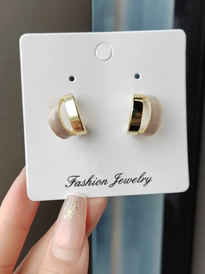 Korean two leaf studs