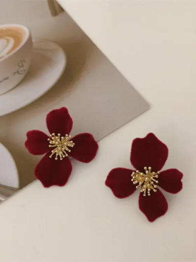 Maroon Velvet Blossom