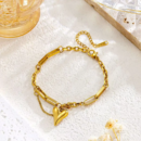 Cuban bold heart necklace