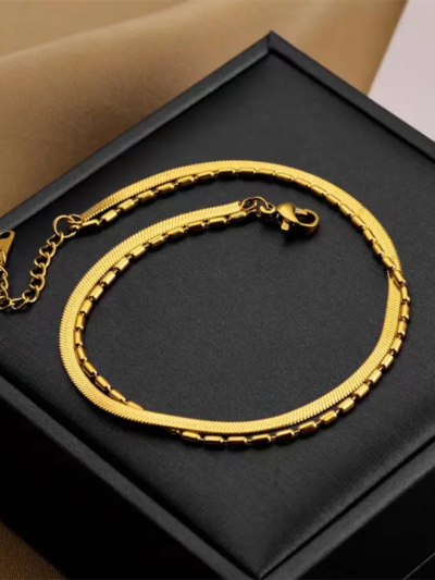 Daily wear double layer bracelet