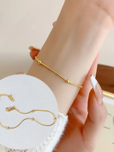 Dairy wear cute minimal ball bracelet