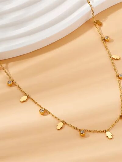 Clara Hamsa Necklace