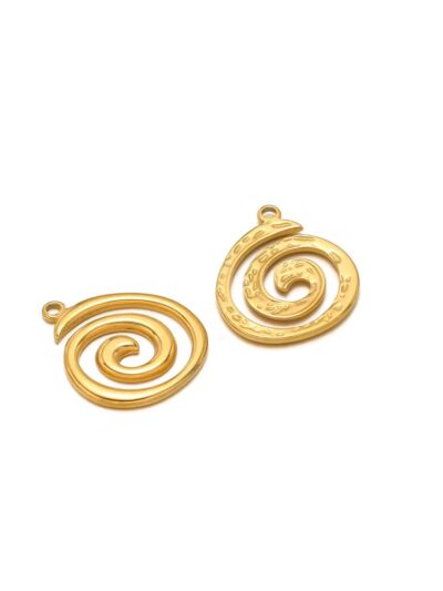 Swirl charm 20mm