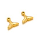 Fish tail charm 15*15mm