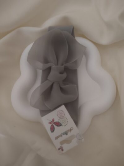 Baby head band Grey