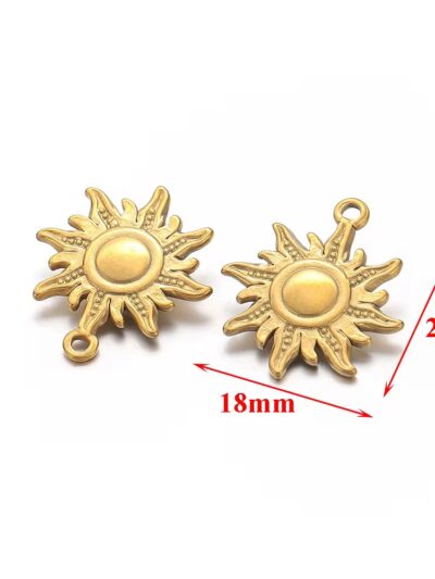 Dainty sun charm fire