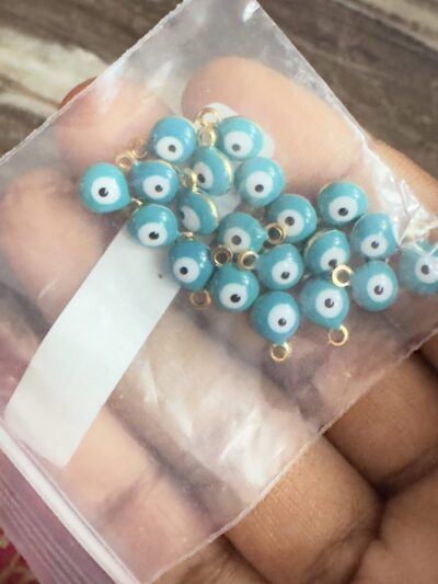 Evil eye round sky blue