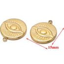 Dainty evil eye charm