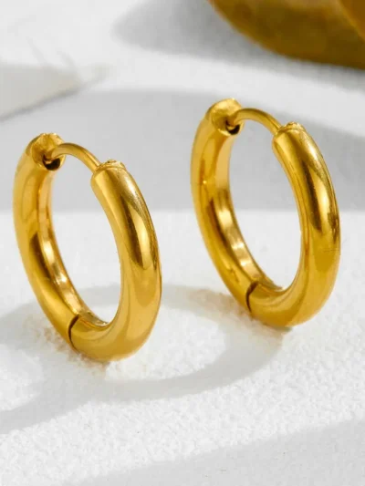 Daily wear medium hoops