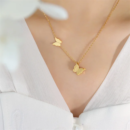 Twin Butterfly necklace