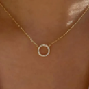 Litl luxe halo necklace
