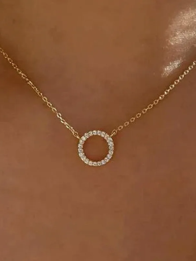 Litl luxe halo necklace