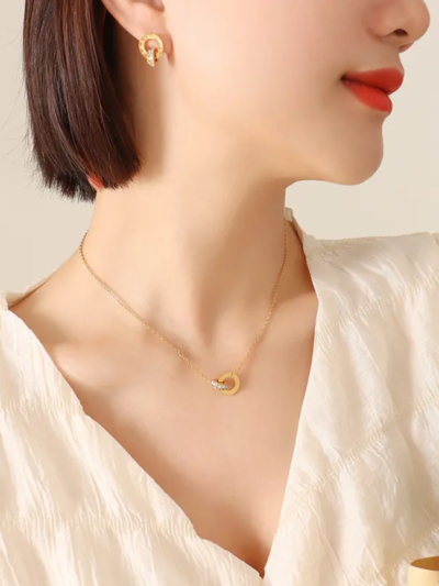 Roman numeral ear studs