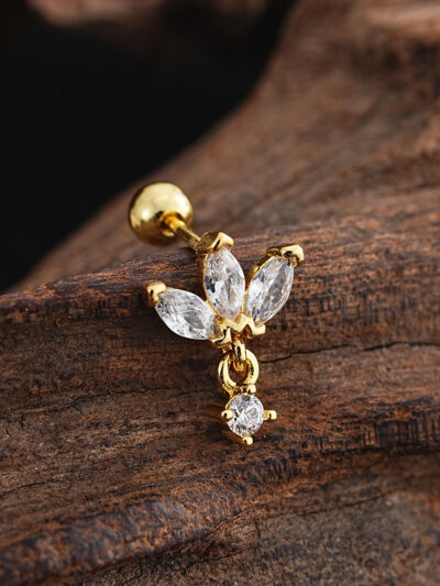 Second Studs_Flower_Drops_Pair