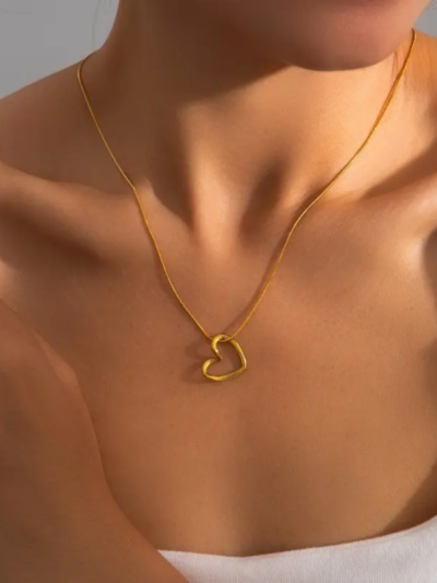 Acero Sweet heart necklace