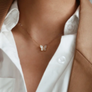 Butterfly flutter Pearl Neckpiece