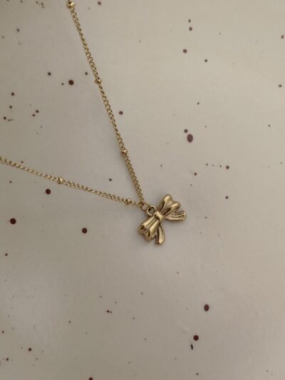 Bow necklace-1
