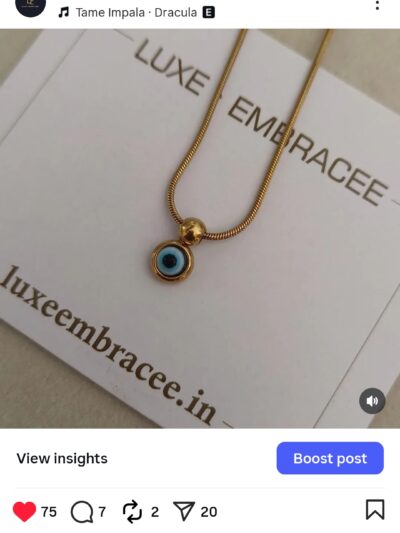 Evil eye Le Signature Pendant