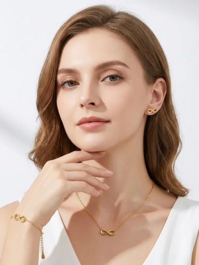 Zirconia Infinity Necklace