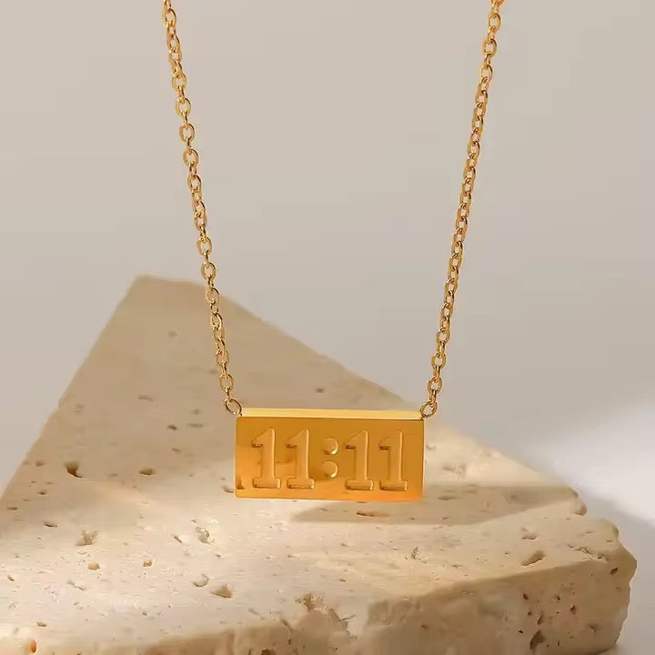 11:11 trust your timing necklace - Image 3