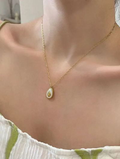 Egg-stra Cute Necklace