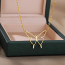 Hallow Butterfly Necklace