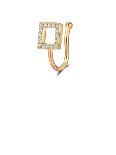 Non piercing Square Nose pin- Single