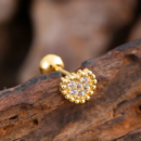 Sweetheart Studded Studs