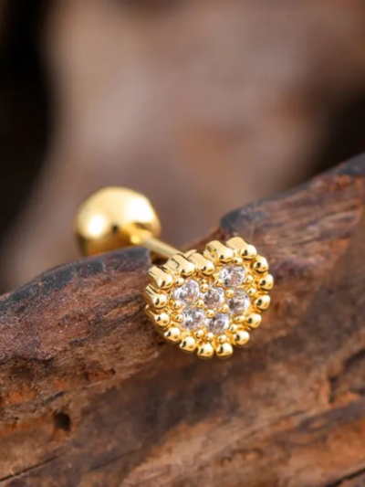 Sweetheart Studded Studs