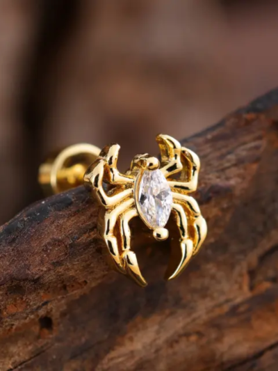 Zirconia Spidey studs