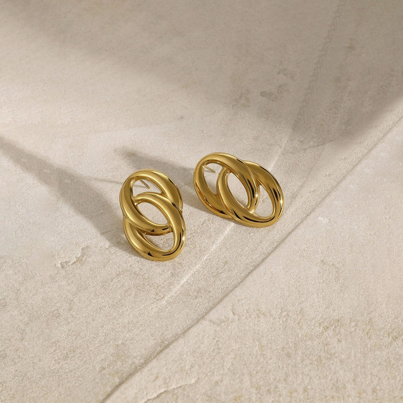 Mrithi Bold Studs Stainless steel Anti Tarnish - Image 8