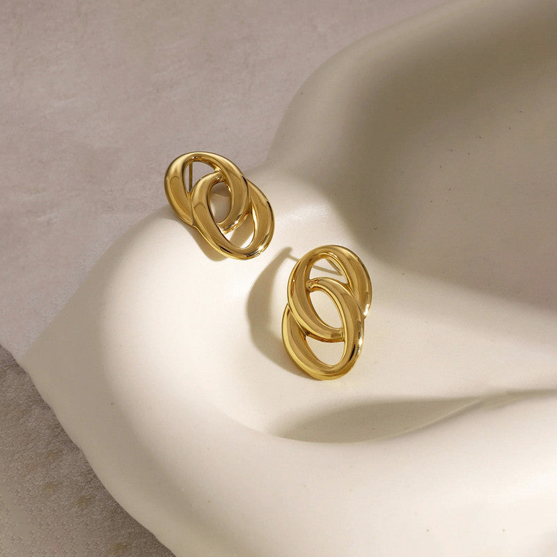 Mrithi Bold Studs Stainless steel Anti Tarnish - Image 7