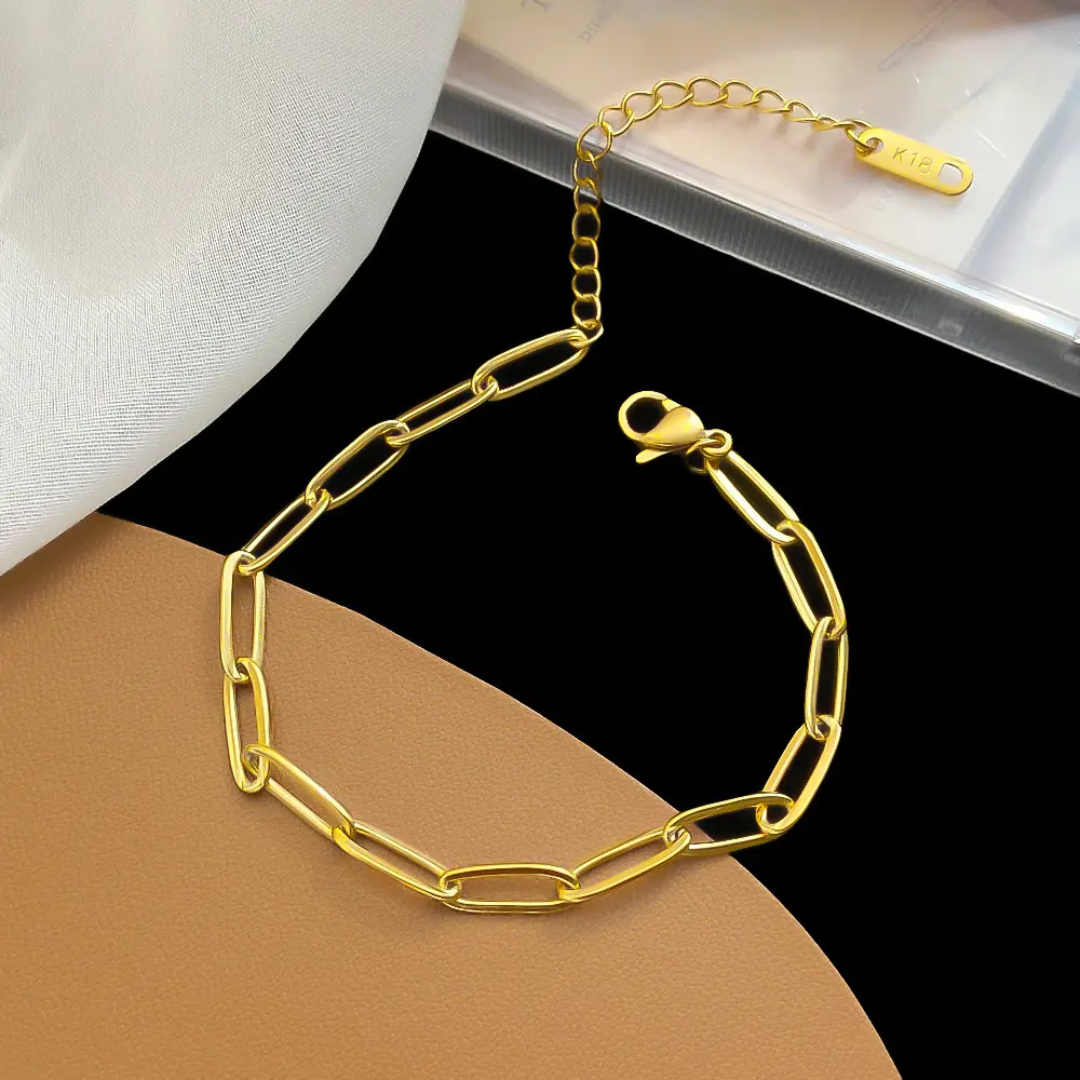 Paperclip chain Bracelets - Image 3