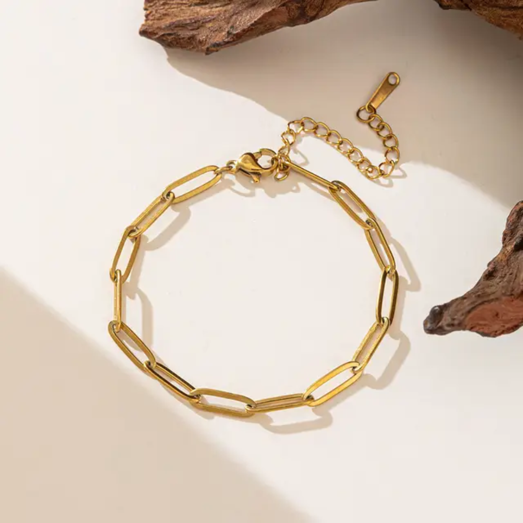 Paperclip chain Bracelets - Image 2